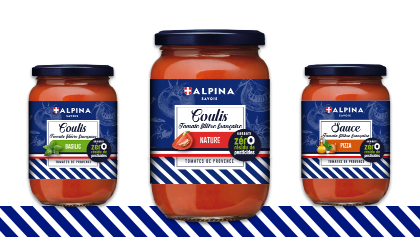 sauces tomate fiflière française charte packaging