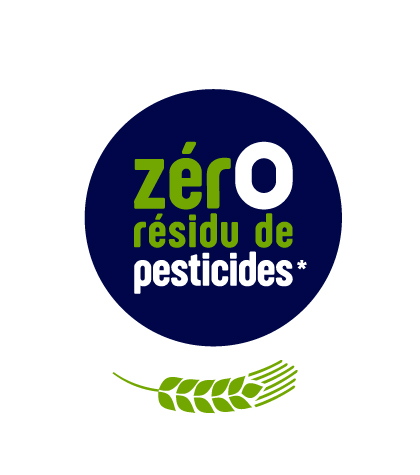 création logo zero residu de pesticides