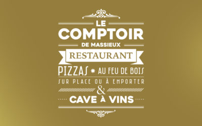 Identité visuelle & Décoration Le Comptoir de Massieux