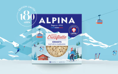 Design packaging Edition limitée Alpina – Spécial Croziflette®