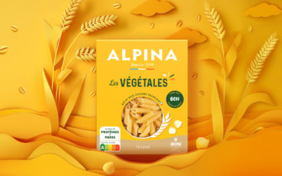 Design packaging Alpina – Les Végétales